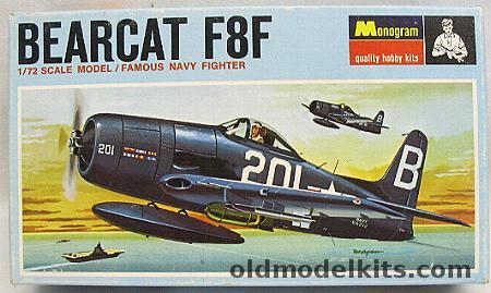 Monogram 1/72 Grumman Bearcat F8F - Blue Box Issue, PA144-70 plastic model kit